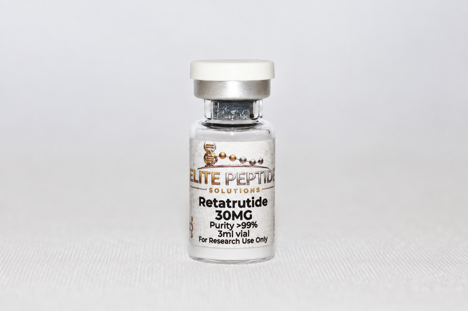 Elite Peptide Solutions GLP3-RT30 30mg lyophilised peptide vial for research use
